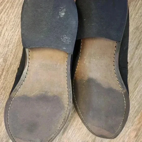 Johnston & Murphy Everett Black Suede Bit Loafers Dress Shoes Men Size 13 - Picture 6 of 8